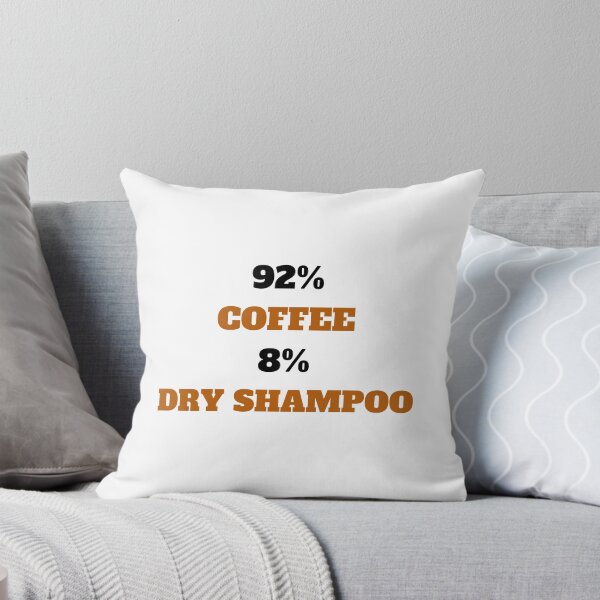 Item preview, Made of coffee and dry shampoo lazy girl white designed and sold by daguilon.