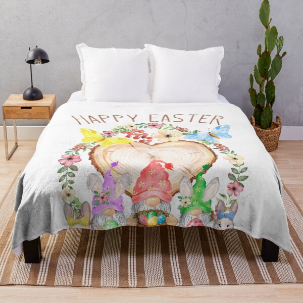 Item preview, Happy Easter Watercolor Gnome Easter Egg Floral designed and sold by TrendingTees4u.