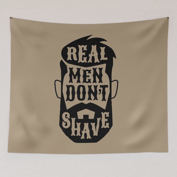 Item preview, Real men don't shave designed and sold by Timegraf.