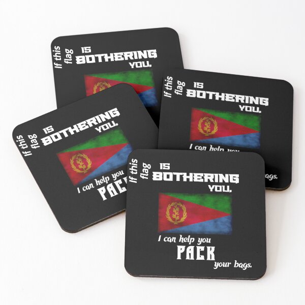 Item preview, Eritrean flag - pack your bags designed and sold by 2Girls1Shirt.