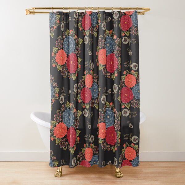 Mexican Tole Shower Curtain