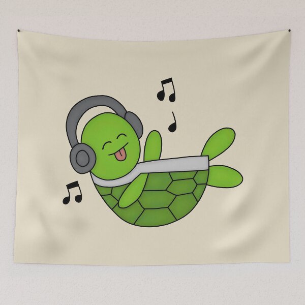 Item preview, Green Turtle Jamming Out designed and sold by palaco210.