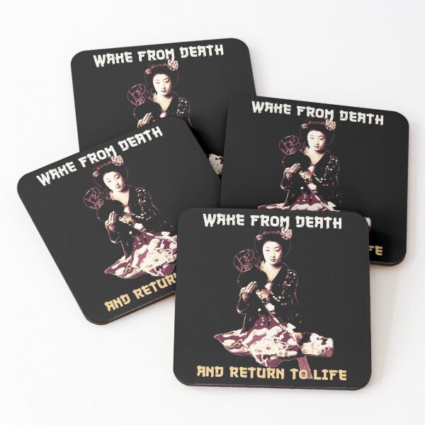 Item preview, Wake From Death and Return to Life, Japanese Proverb, Vintage Geisha Girl Design designed and sold by Proverbial Wisdom Design.
