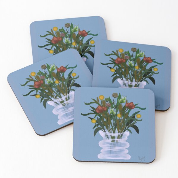 Item preview, Flowers in a vase designed and sold by ronjarumley.