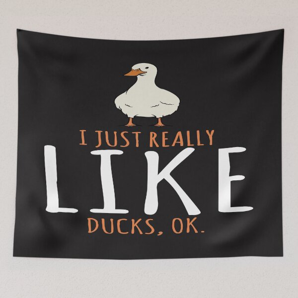 Item preview, Funny Duck Gift For Lover I Just Really Like Ducks OK?  designed and sold by mydesigns15.