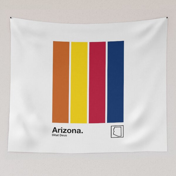Item preview, Arizona  // Original Minimalist Artwork Poster Design designed and sold by AestheticNow.
