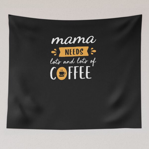 Item preview, Mama Needs Coffee Shirt Coffee Lover Caffeine Queen Gift designed and sold by boxofstories.