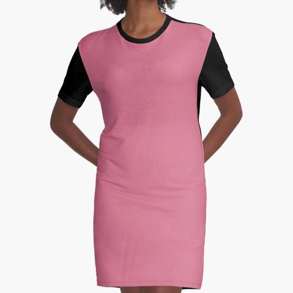 dusky pink shirt dress