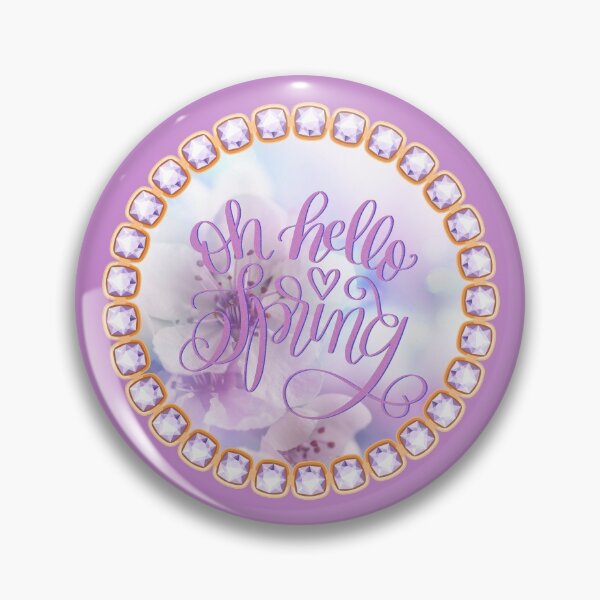 Item preview, Oh Hello Spring #1 (on Pink) designed and sold by PawsitiveMum.