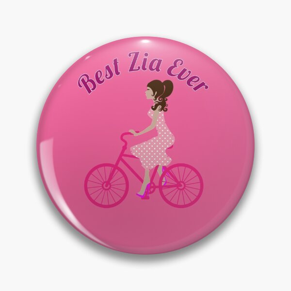 Item preview, Best Zia Ever - Italian Auntie Gift - Cyclist Girl  designed and sold by Zavola.