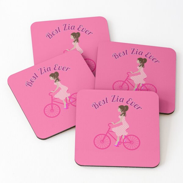 Item preview, Best Zia Ever - Italian Auntie Gift - Cyclist Girl  designed and sold by Zavola.