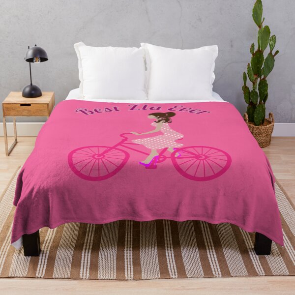 Item preview, Best Zia Ever - Italian Auntie Gift - Cyclist Girl designed and sold by Zavola.