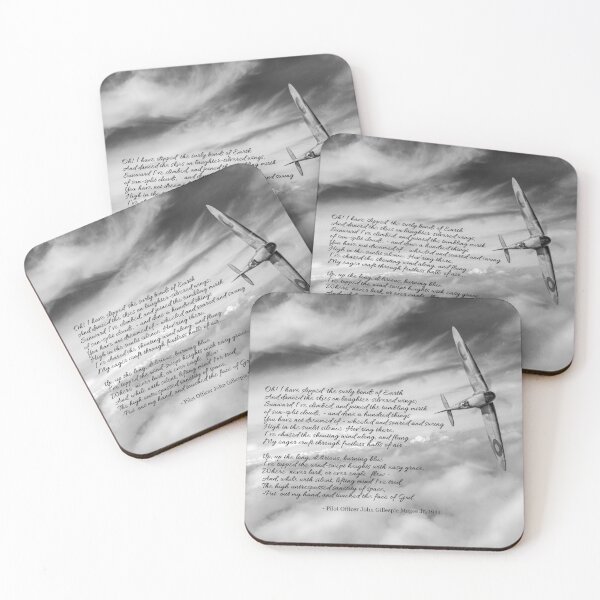 Item preview, High Flight Spitfire solo B&W version designed and sold by Flight Artworks.