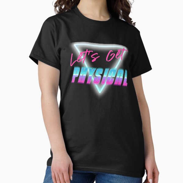 Item preview, Lets Get Physical Workout Gym Tee Rad 80'S Retro  designed and sold by mydesigns15.