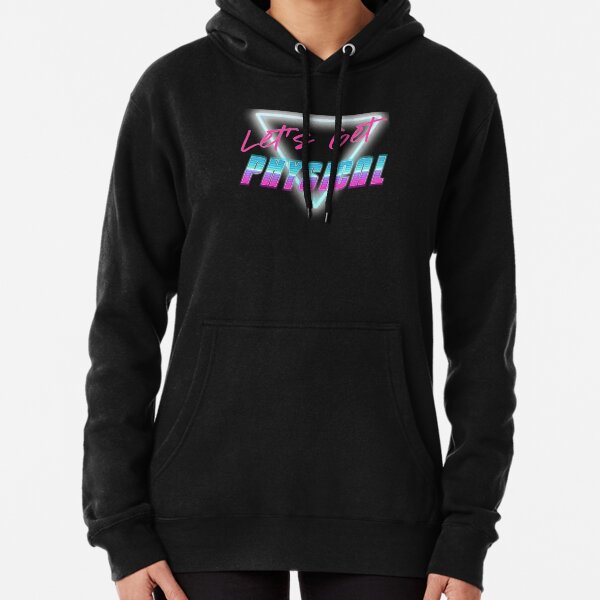 Lets Get Physical Workout Gym Tee Rad 80'S Retro  Pullover Hoodie