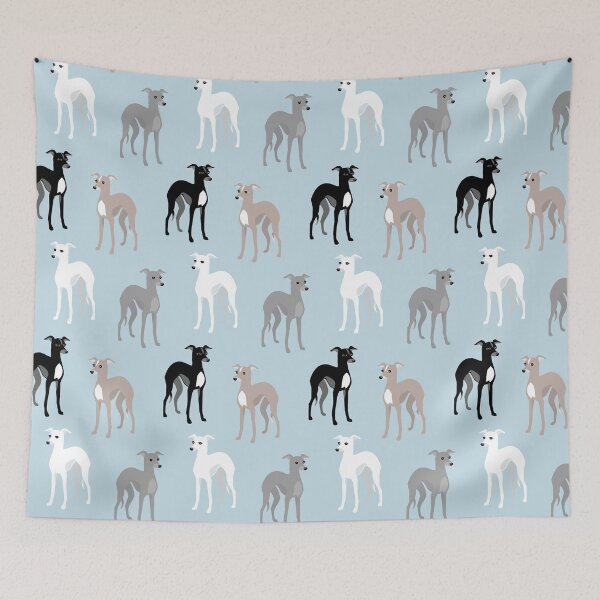 Item preview, Italian Greyhounds or Whippets Cute Pattern designed and sold by AntiqueImages.