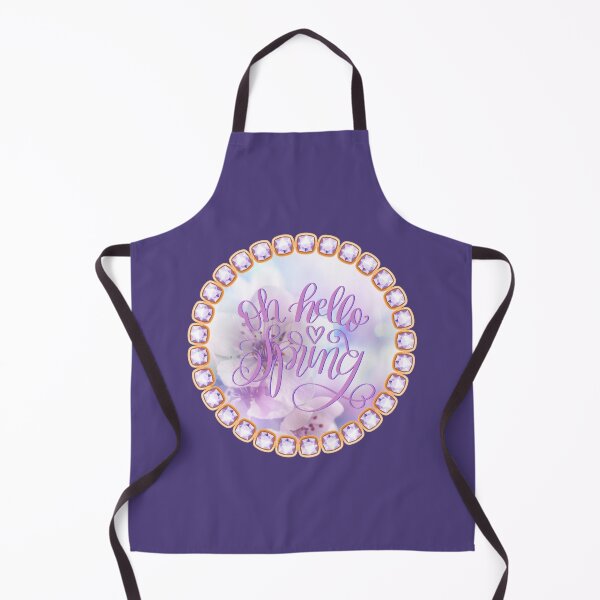 Item preview, Oh Hello Spring #1 (on Purple) designed and sold by PawsitiveMum.