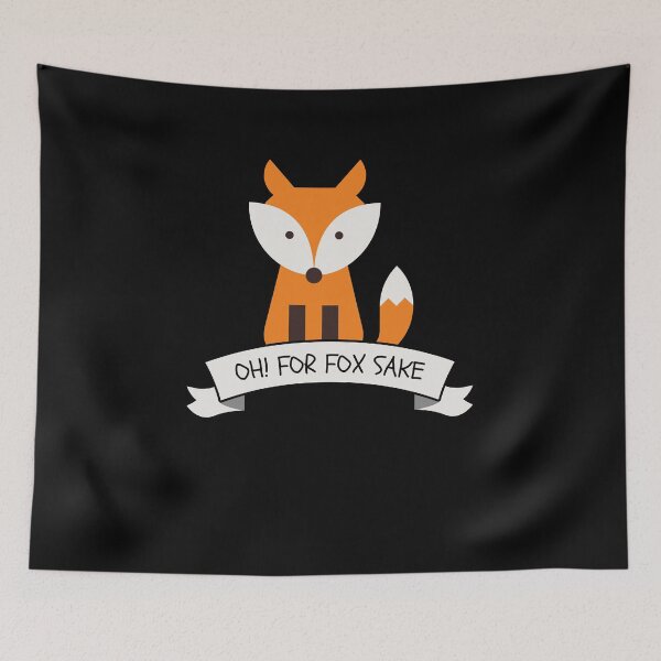 Item preview, Oh! For Fox Sake Funny and Cool fox lovers design designed and sold by anassrida.
