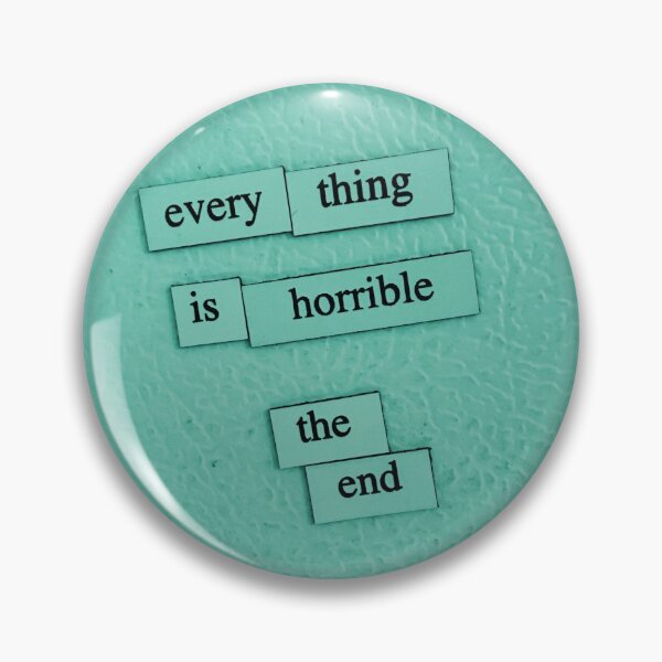 Item preview, The End designed and sold by depfridgepoems.