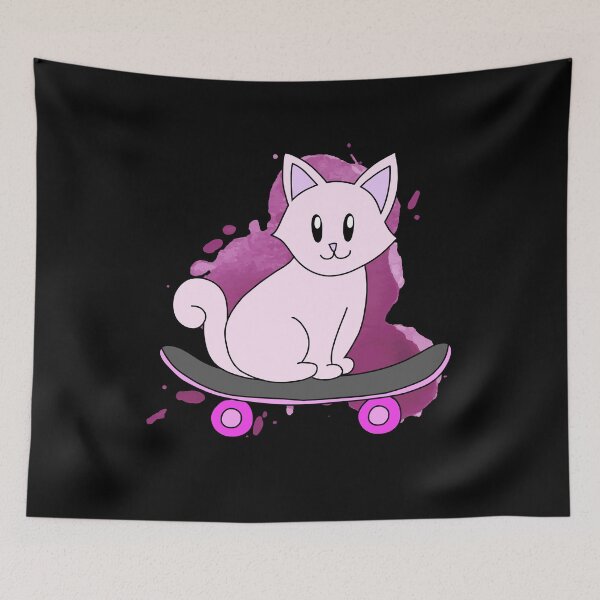 Item preview, Pink Skater Cat designed and sold by palaco210.