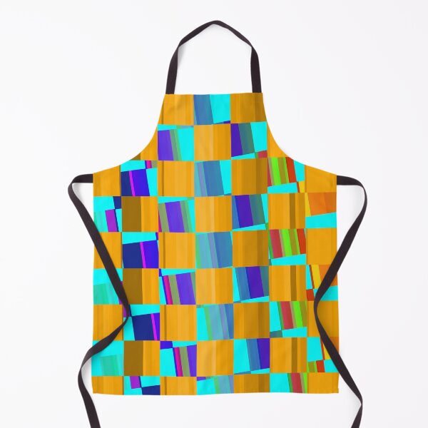 Item preview, Crazy Checks (tostado y azul eléctrico) designed and sold by David Roland.