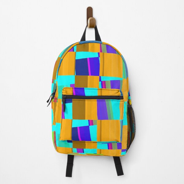 Item preview, Crazy Checks (tostado y azul eléctrico) designed and sold by David Roland.