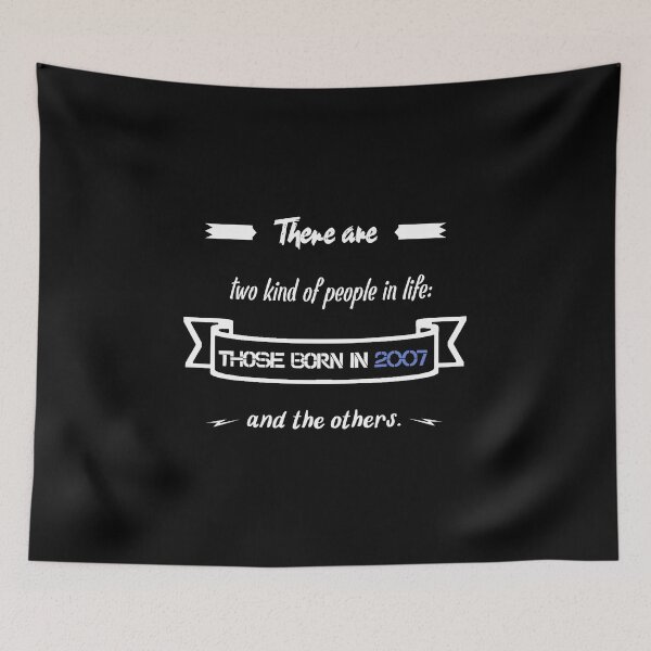 Item preview, People born in 2007... and others (English) designed and sold by 2Girls1Shirt.