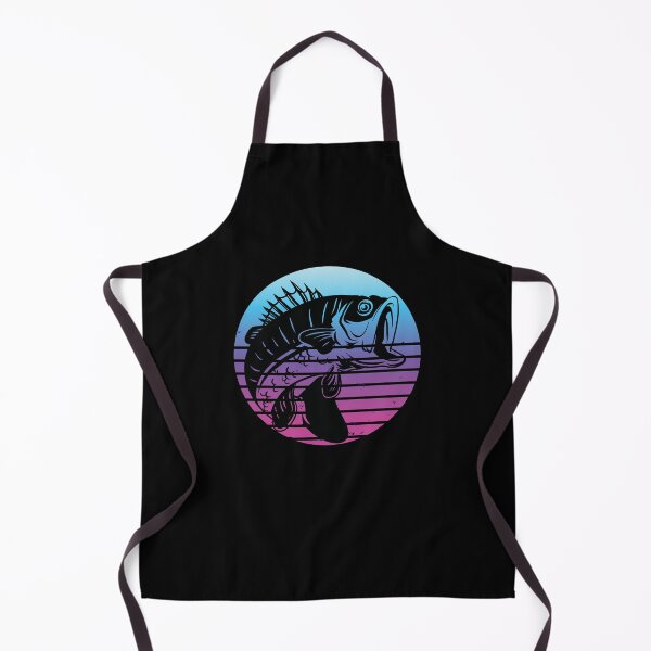 Item preview, Bass , Perch Fish Retro Sunset Design designed and sold by Zuepfelmuetzen.