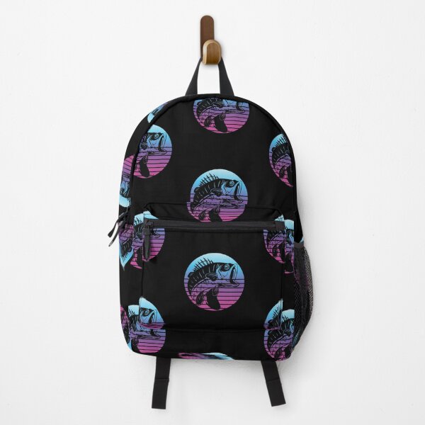Item preview, Bass , Perch Fish Retro Sunset Design designed and sold by Zuepfelmuetzen.