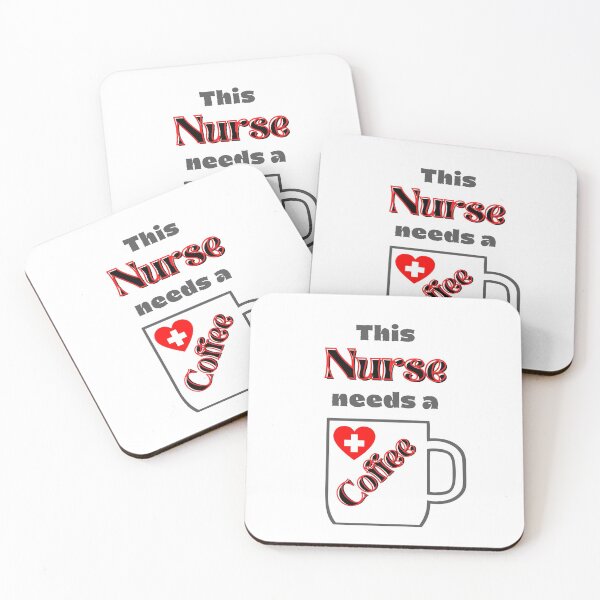 Item preview, This nurse needs a cup of coffee with black cup and red-grey-black text #8 designed and sold by AnnaBBS.
