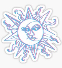 Moon vs. Sun Sticker