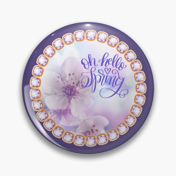 Item preview, Oh Hello Spring #2 (on Purple) designed and sold by PawsitiveMum.