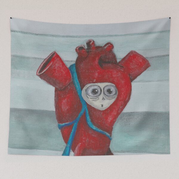 Item preview, Anatomical Heart Person Painting designed and sold by BrandNameNerd.