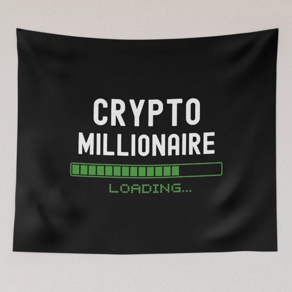 Item preview, Crypto Millionaire Loading designed and sold by blueskygiftco.
