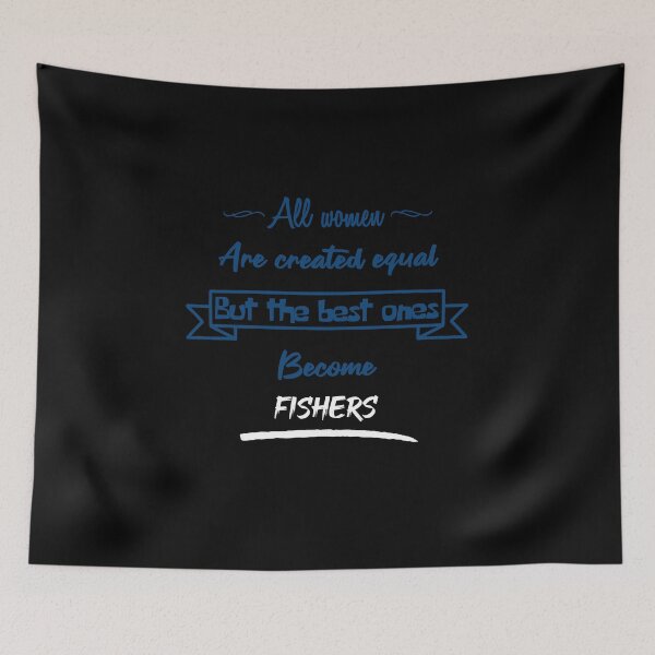 Item preview, The best women become fishermen (English) designed and sold by 2Girls1Shirt.