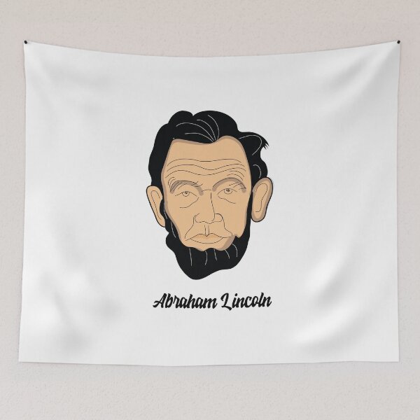 Item preview, Abraham Lincoln head poster | Abraham Lincoln head t-shirt  designed and sold by KARTICK DUTTA.
