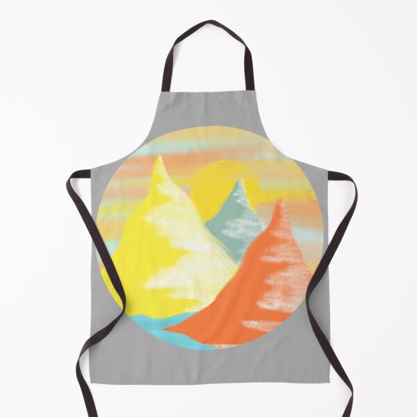 Item preview, Mountains sunset circle designed and sold by CatJohnCranston.