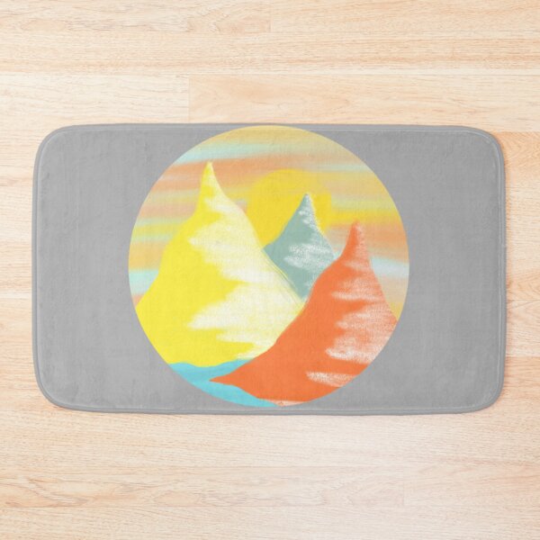 Item preview, Mountains sunset circle  designed and sold by CatJohnCranston.