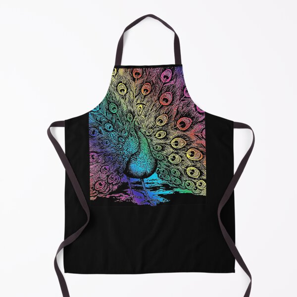 Item preview, Rainbow Peacock designed and sold by Fun Merch.