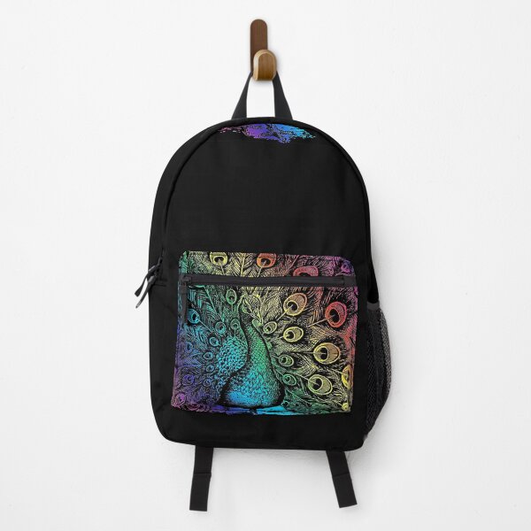 Item preview, Rainbow Peacock designed and sold by Fun Merch.