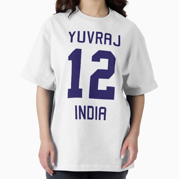 Yuvraj Singh | 12 | Indian Cricket Jersey Oversized T-Shirt