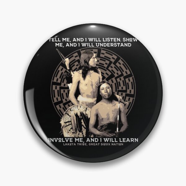 Item preview, Tell Me and I will Listen, Native American Proverb, Lakota Tribe, Great Sioux Nation designed and sold by Proverbial Wisdom Design.