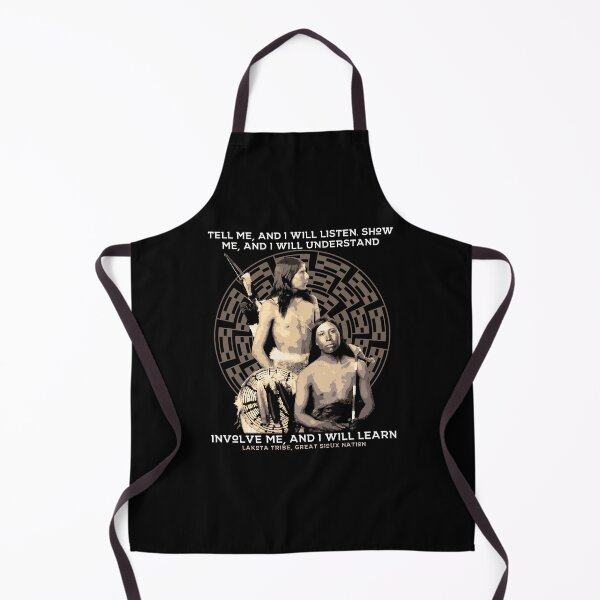 Item preview, Tell Me and I will Listen, Native American Proverb, Lakota Tribe, Great Sioux Nation designed and sold by Proverbial Wisdom Design.