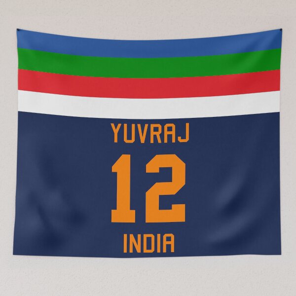 Item preview, Yuvraj Singh | 12 | Indian Cricket Jersey designed and sold by CHAMPION WARRIOR.
