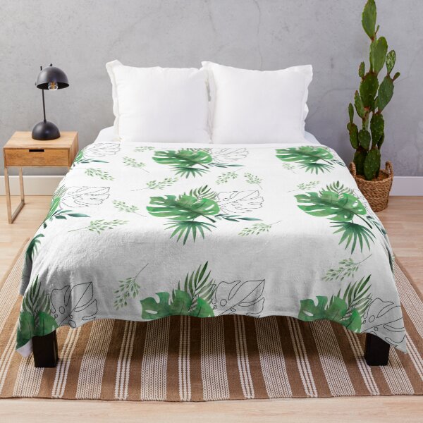 Artikelvorschau, Aquarell Monstera Muster entworfen und verkauft von Maeguhit.