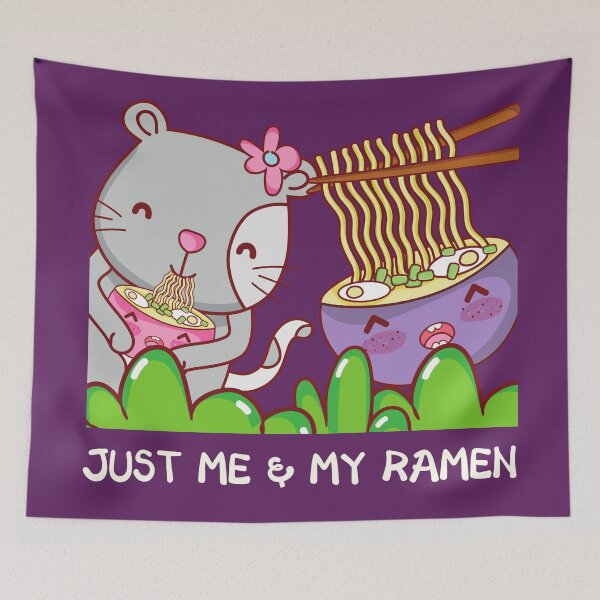 Item preview, Life is Good When It's Just Me And My Ramen designed and sold by Windmill Wildflowers.