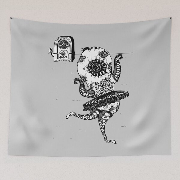 Item preview, Monster Ballet Dance With Vintage Radio designed and sold by BrandNameNerd.