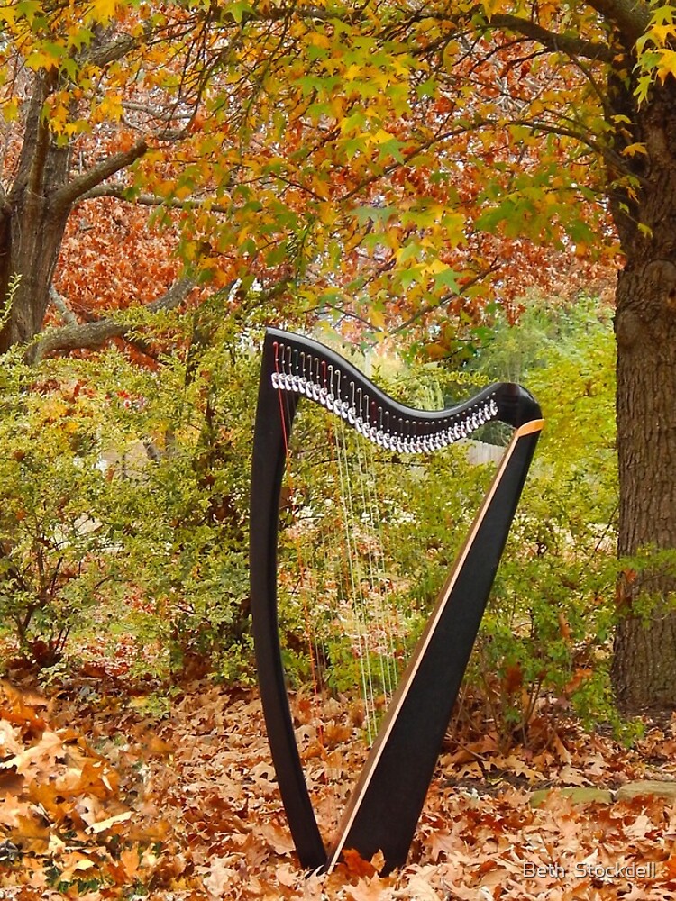 "Harp in the Fall Leaves" iPhone Case & Cover by Harp67 Redbubble