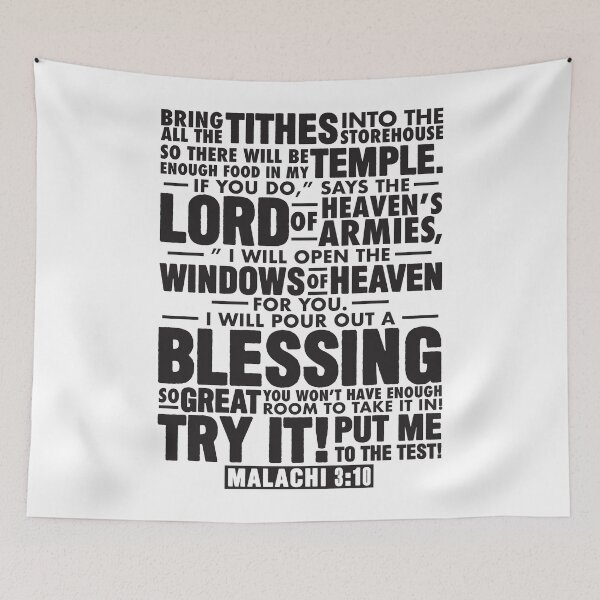 Item preview, Malachi 3:10 Bring All The Tithes Into The Storehouse designed and sold by plushism.
