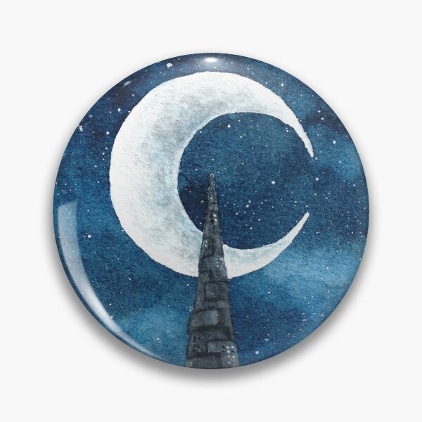 Item preview, sci-fi tower with night sky  designed and sold by J sora.